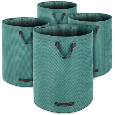 Abbildung von Gardebruk Gartensack, Gartenabfallsack 4x280 Liter 50 kg Belastbarkeit stabil robust