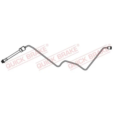Abbildung von QUICK BRAKE 96.015 Bremsschläuche 830 M10x1 FORD: MONDEO 4 Turnier, S Max Mk1, Galaxy Mk2 MPV