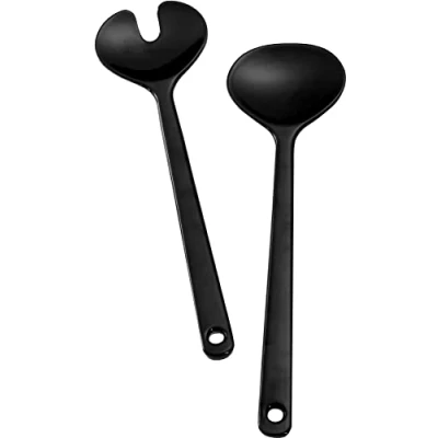 Abbildung von BRUNNER 0830039N.C03 Salad Server, Salatbesteck Farbe Schwarz