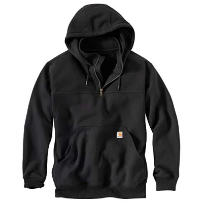 Abbildung von Carhartt Herren Midweight Hooded Sweatshirt, schwarz, Large