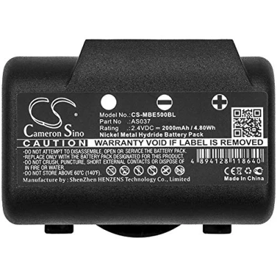 Abbildung von CS MBE500BL Akkus 2000mAh Kompatibel mit [IMET] BE5000, I060 AS037, M550S, M550S Wave L, S Ersetzt AS037