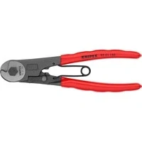 Abbildung von Knipex Bowdenzugschneider 95 61 150, 1 tlg., schwarz atramentiert, mit Kunststoff überzogen 150 mm