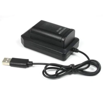 Abbildung von OSTENT USB Ladestation + Akku für Microsoft Xbox 360 Wireless Controller Farbe Schwarz