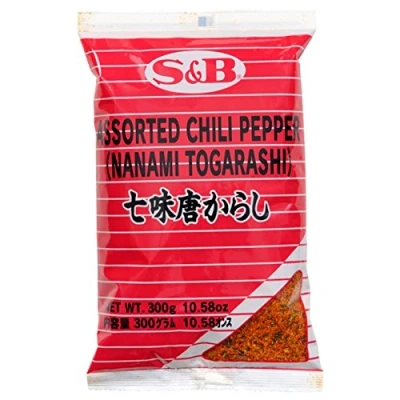 Abbildung von Shichimi Nanami Togarashi Chilipulver mit sieben scharfen Gewürzen 300g aus Japan