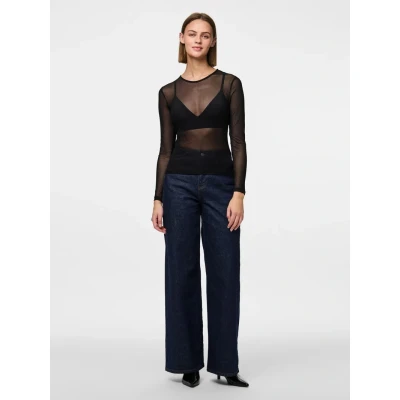 Abbildung von Pieces MIT Pcninni Bluse, Damen, Größe: XS, Black