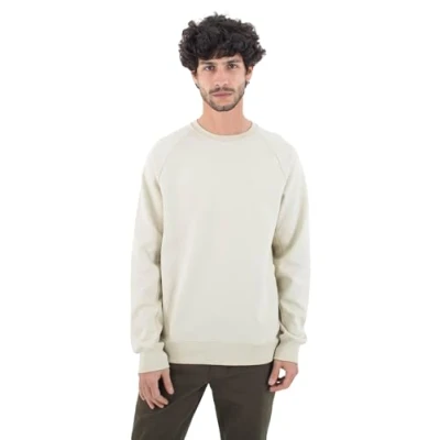 Abbildung von Hurley Herren M Low Tide Crew Sweatshirt, Knochenfarben, L