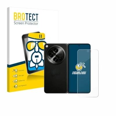 Abbildung von BROTECT Schutzglas für OnePlus Open (case friendly) Schutzfolie Panzer Folie Glas [Extrem Kratzfest 9H, Anti Fingerprint, Ultra Transparent]