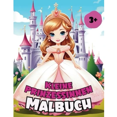 Abbildung von Prinzessinnen Malbuch Kinder 100 kleine zum Ausmalen auf 200 Seiten