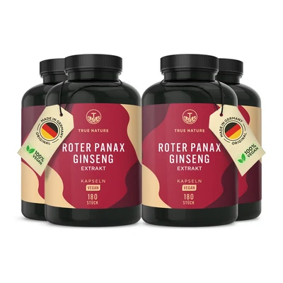 Abbildung von Roter Panax Ginseng Kapseln 20% Ginsenoside Made in DE 720 St