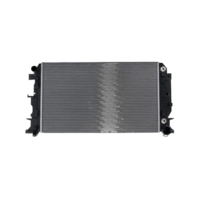 Abbildung von VALEO 735089 Kühler, Motorkühlung Aluminium 680mm 415mm 34mm ohne Kühlmittelregler Kühlrippen gelötet MERCEDES BENZ: Sprinter 3 T Kastenwagen