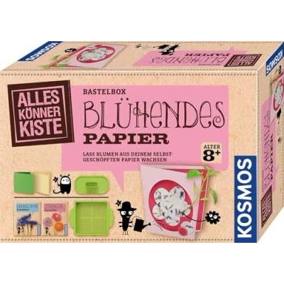 Abbildung von Kosmos 604592 AllesKönnerKiste Blühendes Papier. Lass Blumen Aus Papier Wachsen. DIY Bastelset Für Kinder Ab 8 Jahre, Geschenk Geburtstag, Mitbringsel, Beschäftigung, Kreativset