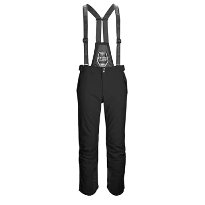 Abbildung von killtec Herren Skihose/Ski Trägerhose mit abzippbarem Latz und Kantenschutz Larok, schwarz, XXL, 35244 000