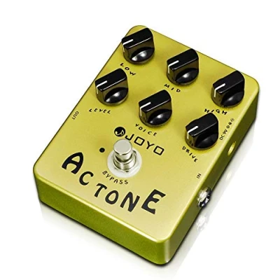 Abbildung von JOYO Distortion Vintage Tube AC30 Amp Simulator Pedal Britischer Rock Sound für E Gitarren Effekt Bypass (AC Tone JF 13)
