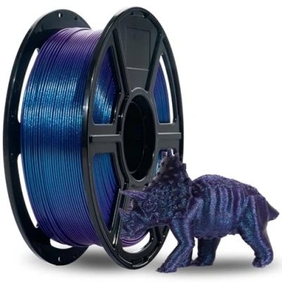 Abbildung von FLASHFORGE Hochgeschwindigkeits Chamäleon PLA Multicolor Nebula Purple, Max 500mm/s schnelles Drucken, Color Shift Filament 1.75mm, ändert die Farbe mit Licht und Winkel, Top Notch
