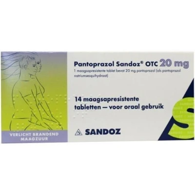 Abbildung von Pantoprazol 20 mg Sandoz 14 Stk