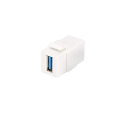 Abbildung von DIGITUS Keystone Kupplung USB 3.0 Für DN 93404 Reinweiß (RAL 9003)