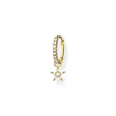 Abbildung von THOMAS SABO Single Creole mit Stern Anhänger, CR707 051 14, 414 Zirkonia (synth)