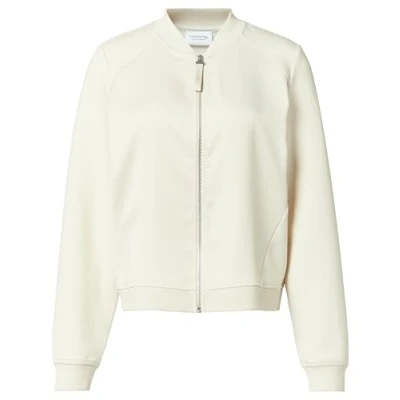 Abbildung von comma casual identity Sweatjacke, Damen, Größe: 34, Helles beige
