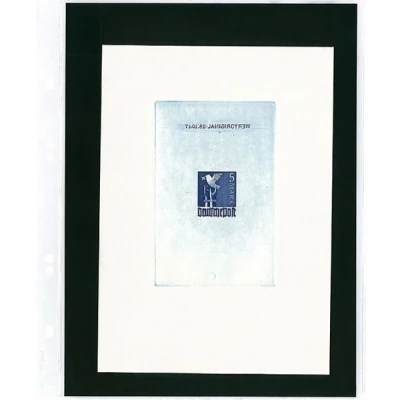 Abbildung von Lindner Insteekbladen, incl. Inlegvel (Zwart) 1 vaks indeling: 185 x 250 mm Multi Collect MU (1405) Transparent 4 Rings