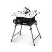 Abbildung von GRAPHITE Tischsäge S1 1600W, S6 20% 2000W, Blatt 254/30 mm, Drehzahl 4800 U/min, Fasenschnittbereich 0÷45 Grad, Schnitttiefe 80/55 mm (0 Grad/45 Grad), Transporträder, 31 kg,