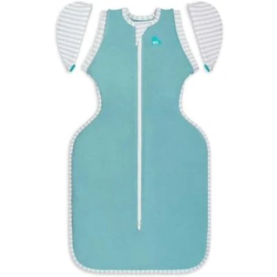 Abbildung von Love To Dream Übergang Pucksack Ecovero Schlafsack für Babys in Übergangsphasen aus nachhaltigem Gewebe Sicheres und bequemes Schlafen Ideal ruhige Nächte, Large (8.5 11kg), Marine