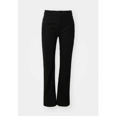 Abbildung von Calvin Klein Jeans Stretch HIGH RISE Straight PANT Stoffhose, Damen, Größe: 30, Black