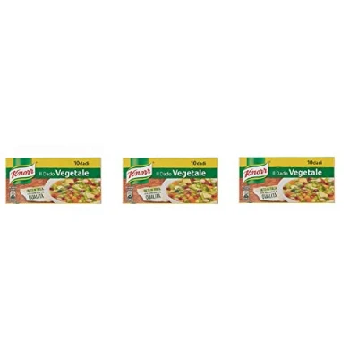 Abbildung von 6x knorr veggie dado brodo Vegetarisch Suppenwürfel Brühe reich an Geschmack 10pz