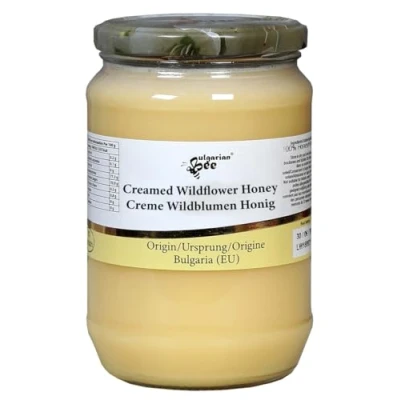 Abbildung von 900 g Creme Wildblumen und Kräuter Bienen Honig