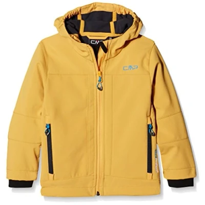 Abbildung von CMP Softshell Jungen Kapuzen Jacke, Mango/Anthracite, 176, 3A00094