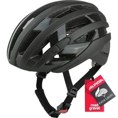 Abbildung von ALPINA RAVEL Sicherer, Individuell Anpassbarer &amp; Belüfteter Fahrradhelm Mit Fliegennetz Für Erwachsene, black matt, 55 59 cm
