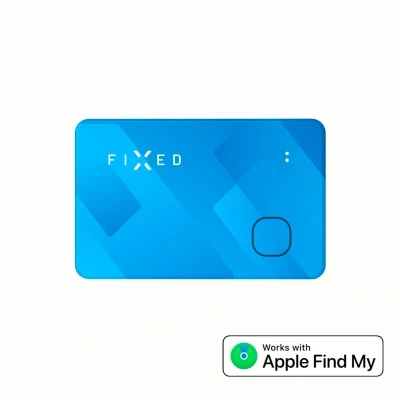 Abbildung von Fixed Tag Card Bluetooth Tracker für iOS Blau