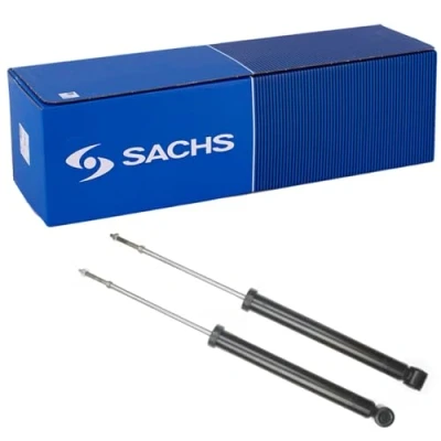 Abbildung von SACHS 316 707 Stoßdämpfer Gasdruck 603 376 Zweirohr Teleskop oben Stift, unten Auge NISSAN: MICRA 4, Note II Hatchback