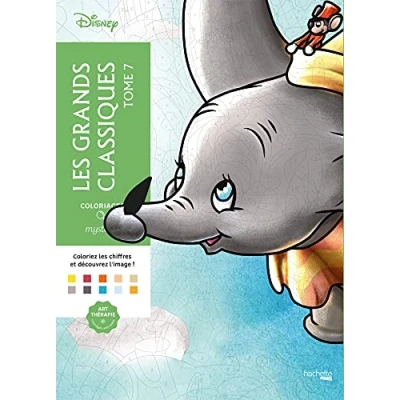 Abbildung von coloriages mystères Disney Les grands classiques Tome 7