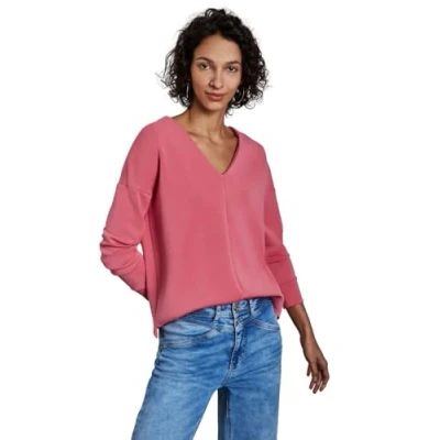 Abbildung von Street One LOOK Sweatshirt, Damen, Größe: 38, Pink