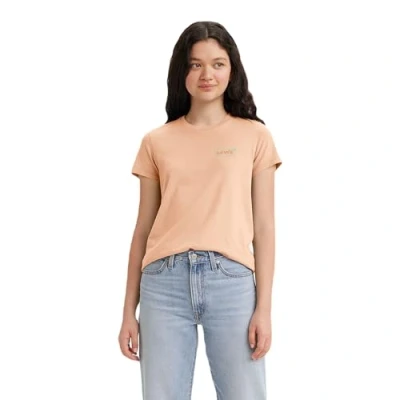 Abbildung von Levi&#039;s THE Perfect TEE Tshirt basic, Damen, Größe: Small, Pale peach