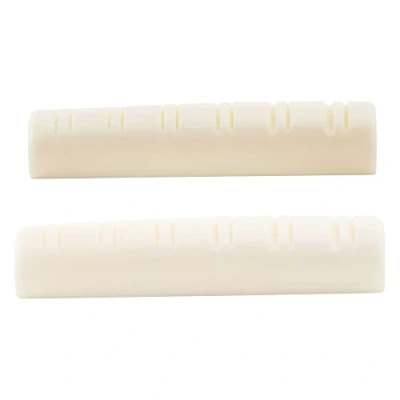 Abbildung von Musiclily 12 saiter Akustische Gitarre Knochen Sattel Bone Nut für Folk Gitarre,49x6x9,2mm (2 Stück)