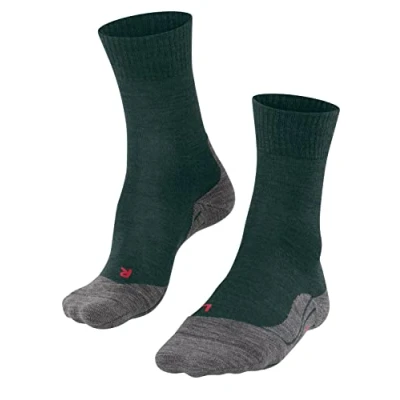 Abbildung von FALKE Herren Wandersocken TK5 Wander M SO Wolle Funktionsmaterial antiblasen dünn 1 Paar, Grün (Holly 7385), 39 41