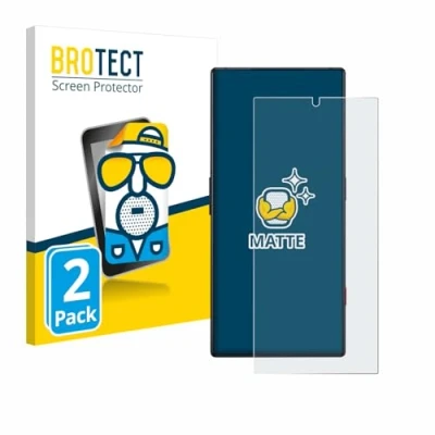 Abbildung von BROTECT Entspiegelungs Schutzfolie für ZTE Nubia Red Magic 8 Pro (2 Stück) Matte Displayschutz Folie, Anti Reflex, Fingerprint