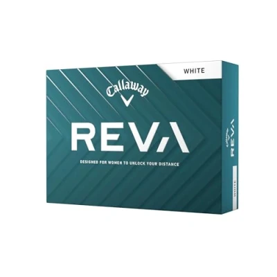 Abbildung von Packung mit 12 Golfbällen Callaway Reva Perlweiß New