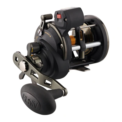 Abbildung von Penn Squall® II Level Wind Meeres Multi Rolle Schnurzähler RH 30 Multirolle