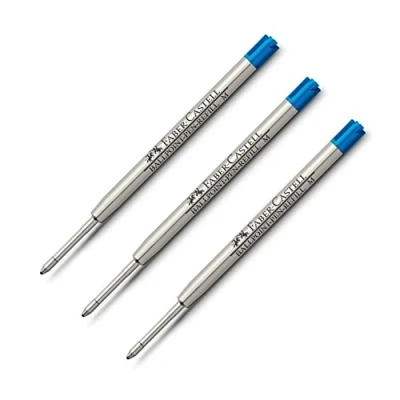 Abbildung von Faber Castell 148741 Kugelschreibermine M, blau 10er Packung