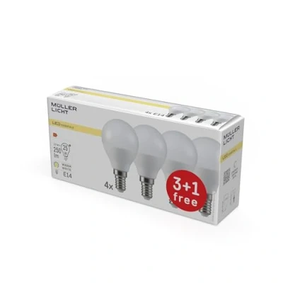 Abbildung von Müller Licht LED Tropfenform E14, 3W ersetzt 25 W, weiß