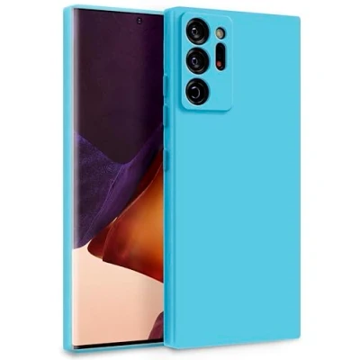 Abbildung von MyGadget Hülle für Samsung Galaxy Note 20 Ultra Zweilagige Handyhülle mit Kameraschutz Cover Innenfutter &amp; Silikon außen Türkis