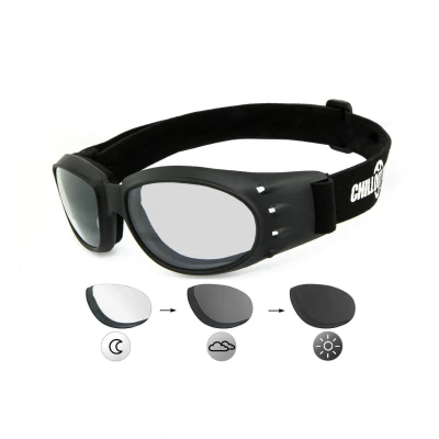 Abbildung von Chillout Rider Motorradbrille CR008 Selbsttönend, Polster abnehmbar