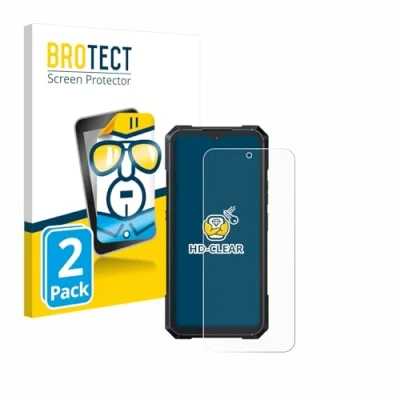 Abbildung von BROTECT (2 Stück Schutzfolie für Cubot KingKong X Displayschutz Folie Ultra Klar