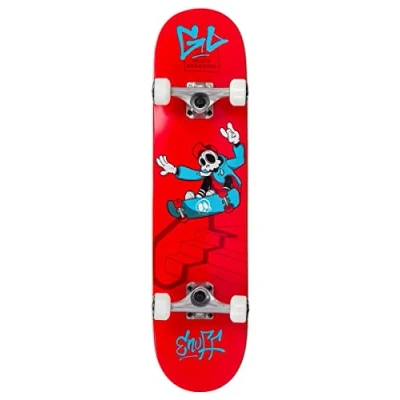 Abbildung von Enuff Skully 7.75 &quot;x31.5&quot; Skateboard Rot / Weiß