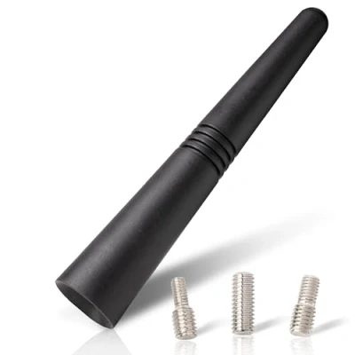 Abbildung von Villkin Autoantenne für optimalen AM/FM Empfang Universale Kurzstabantenne mit Sportdesign und verstärktem