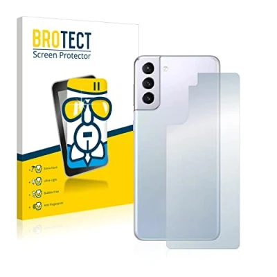 Abbildung von BROTECT Schutzglas für Samsung Galaxy S21 5G (Rückseite) Schutzfolie Panzer Folie Glas [Extrem Kratzfest 9H, Anti Fingerprint, Ultra Transparent]