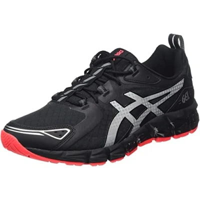 Abbildung von ASICS Herren Gel Quantum 180 LITE Show Sneaker, Schwarz/reines Silber, 44 EU