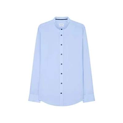 Abbildung von Seidensticker Mandarin SLIM FIT Hemd, Herren, Größe: 41, Hellblau